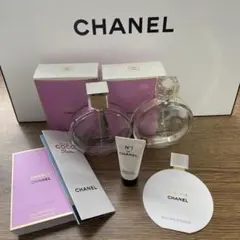【空瓶】CHANCE CHANEL 香水空瓶2本セット 空箱&サンプル類