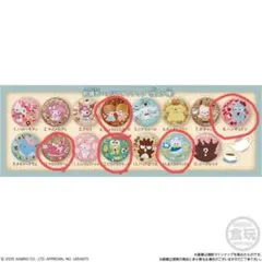 サンリオキャラクターズ 刺繍缶バッジビスケット3