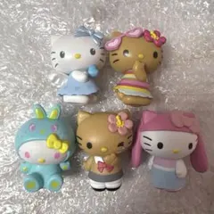 サンリオ キティいっぱい！コレクションボックス フィギュア 5点セット