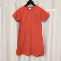 FRUIT OF THE LOOMキッズワンピ 120オレンジのサムネイル