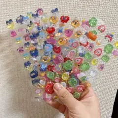 たまごっち 3D STICKERS ボンボンドロップシール風 4種セット