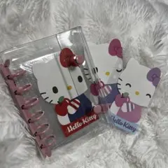 ★表紙付き★ A7 クリアバインダー シール帳 キティ　サンリオ