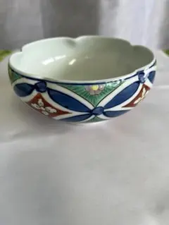 花びら型陶器ボウル5個セット