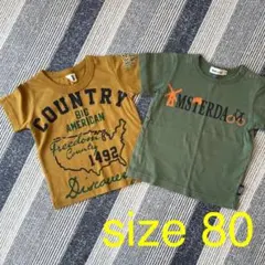 値下げ‼️BebeアースカラーTシャツ80セット