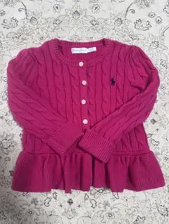 ラルフローレン　ピンクカーディガン 100cm