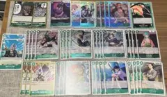 ワンピースカード 緑ゾロ デッキパーツ(SR7枚) 44枚＋おまけ