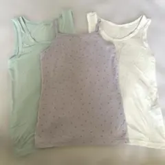 ユニクロ　エアリズム　110 タンクトップ　キャミソール　３枚セット