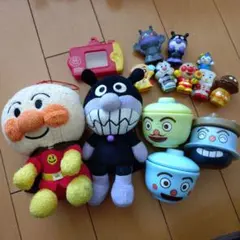 アンパンマン ぬいぐるみ　おもちゃセット　14点