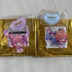五等分の花嫁 中野二乃&四葉 サンリオ マイメロ　クロミ　ミニアクリルスタンド