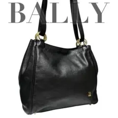 BALLY バリー 肩掛けトート 柔らかめレザー ブラック 黒 デイリーユースのサムネイル