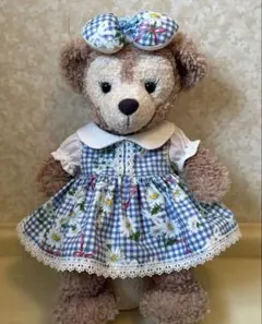 シェリーメイハンドメイドコスチューム水色ギンガムチェック&花模様のサムネイル