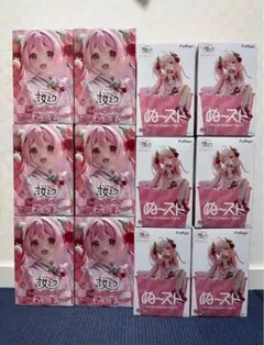 新品未開封 桜ミク 和風喫茶 フィギュア プライズ ぬーすとミクセット