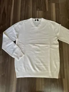 JOSEPH HOMME ジョセフオム　カシミアニット　白　48 美品