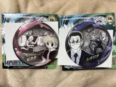 HUNTER×HUNTER コレクション缶バッジ ジャンフェス ビスケ　レオリオ