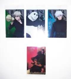 【未開封】 呪術廻戦ウエハース6　「狗巻棘、パンダ、五条悟、夏油傑＆真人」　４枚