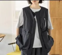 niko and‥ ニコアンド　ベスト　ボーイズシルエットポケベスト新品未使用