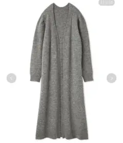 新品タグ付き ミラオーウェン 肩タックロングカーディガン