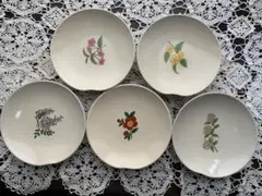 【新品•未使用】たち吉 花まつり銘々皿 5枚セット 小皿 取り皿