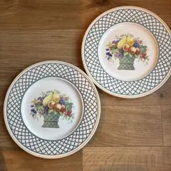 Villeroy & Boch Basket プレート 2枚セット21センチ美品のサムネイル