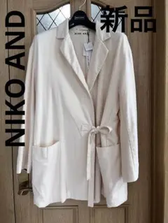 大き目　新品タグ付き❤️NIKO AND カーディガンジャケット❤️