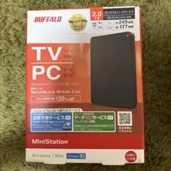 新品未使用。BUFFALO外付けHDD HD-PCFU3-Eシリーズ 2.0TB