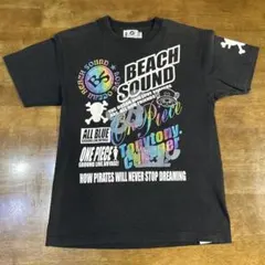 BEACH SOUND ONE PIECE Tシャツ ブラックのサムネイル