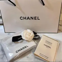 新品未開封　CHANEL 香水サンプル　ミニ巾着