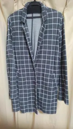 VIS チェック柄カジュアルジャケット