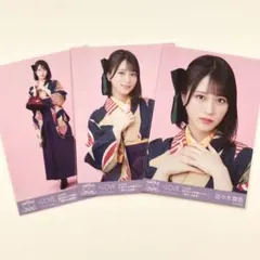 ＝LOVE イコラブ　生写真　袴　2021　3種コンプ　佐々木舞香