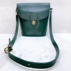 ✨超美品✨COACH バケット ショルダーバッグ ターンロック グリーン Y2k