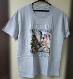マイケル・ジャクソン プリントTシャツ グレー