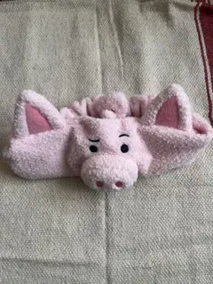 豚キャラクター カチューシャ ピンク