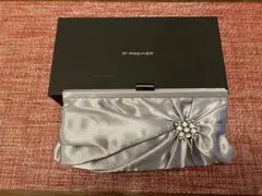 M-PREMIER シルバー クラッチバッグ　3way