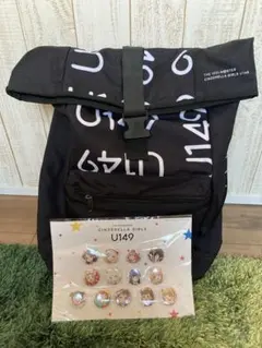 U149 オリジナルロールトップリュック＆缶バッチセット U149 オリジナルロールトップリュック＆缶バッチセット - メルカリ