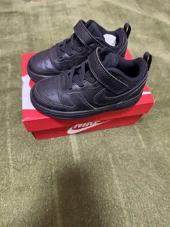 Nike キッズ　スニーカー コートバロー　ブラック 15cm NIKE ナイキ