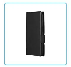 iPhone 15 Pro 薄型・軽量PUレザー手帳ケース