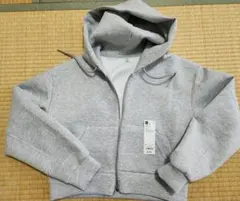未使用 GU パフスウェットフルジップパーカ Lサイズ