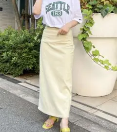 ストレッチサスツキハイウエストスカート