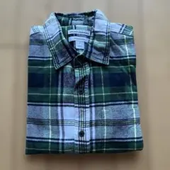 新品未使用 amazon essentials チェック柄 長袖ネルシャツ S