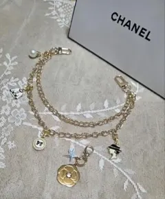 CHANEL シャネル VIP ノベルティ カメリア バッグチャーム 未使用