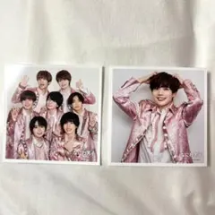 なにわ男子 長尾謙杜 ましかくフォト 公式写真 セット