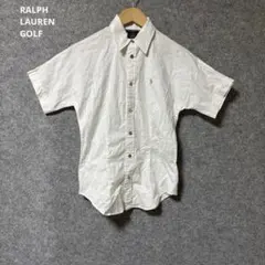 RALPH LAUREN GOLF ホワイト 半袖 ボタンアップシャツ