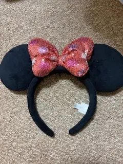 ミニーマウス カチューシャ スパンコール