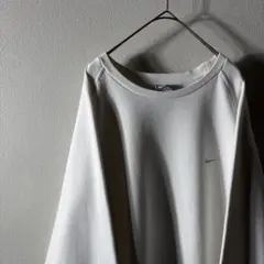 00s NIKE ワンポイント 刺繍 ラグラン スウェット vintage