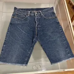 ウェアハウス　ブルー&グレイ カットオフデニムパンツＷ３２