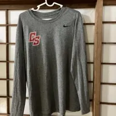 Nike DRI-FIT グレー 長袖カットソー M