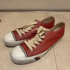 PRO-keds MK-214 赤 レザー ローカット スニーカー レア品のサムネイル