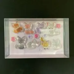 新アミュキャラ ぷっくりんちょシール きつね