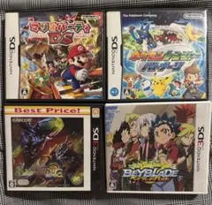 【起動不明】ニンテンドーDS/3DS カセット4本セット