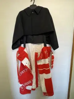 COMME des GARCONSHOMMEダッフルキルティングコート ブラック - メルカリ